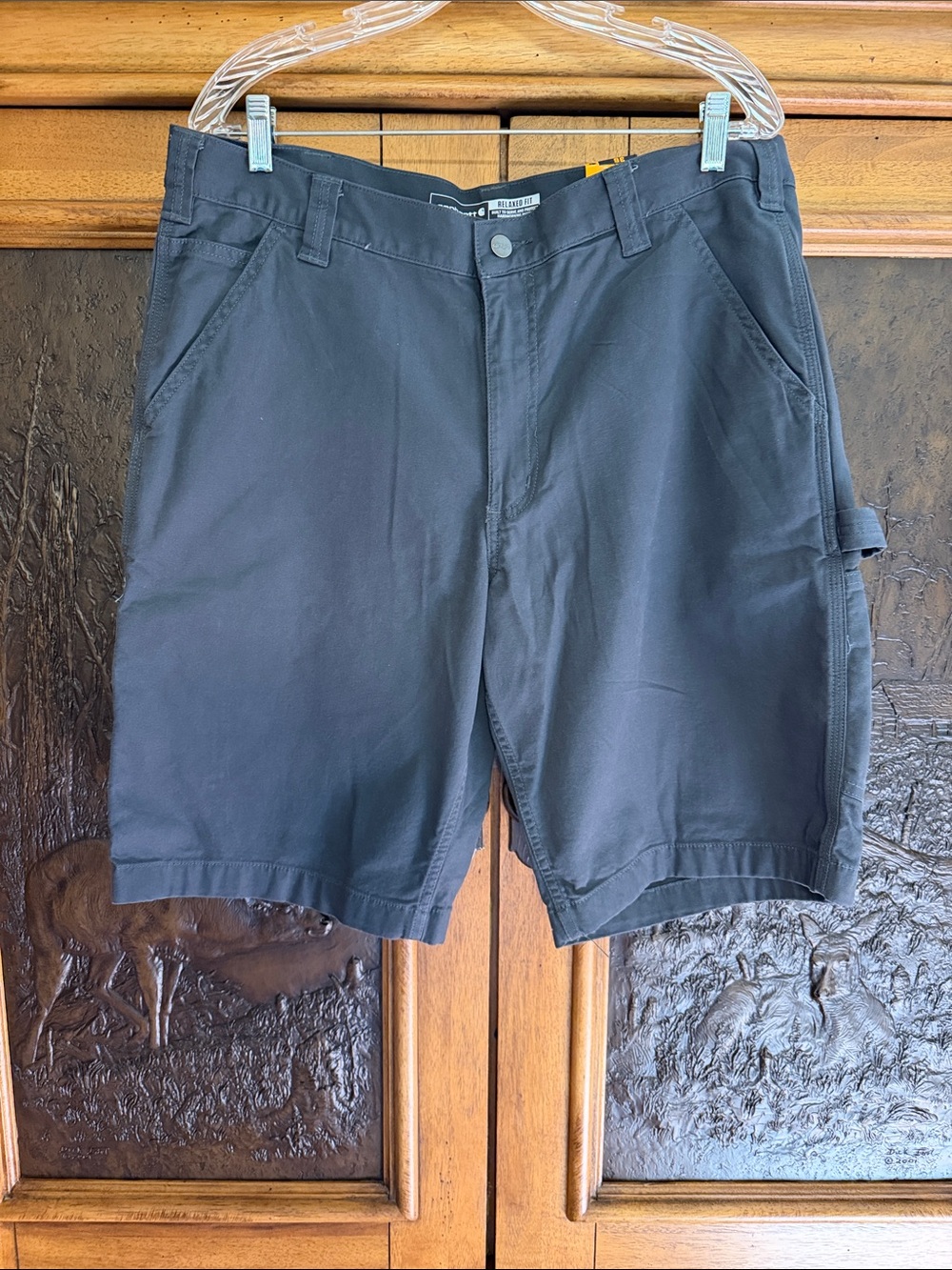 Carhartt Black Men's Cargo Work Shorts